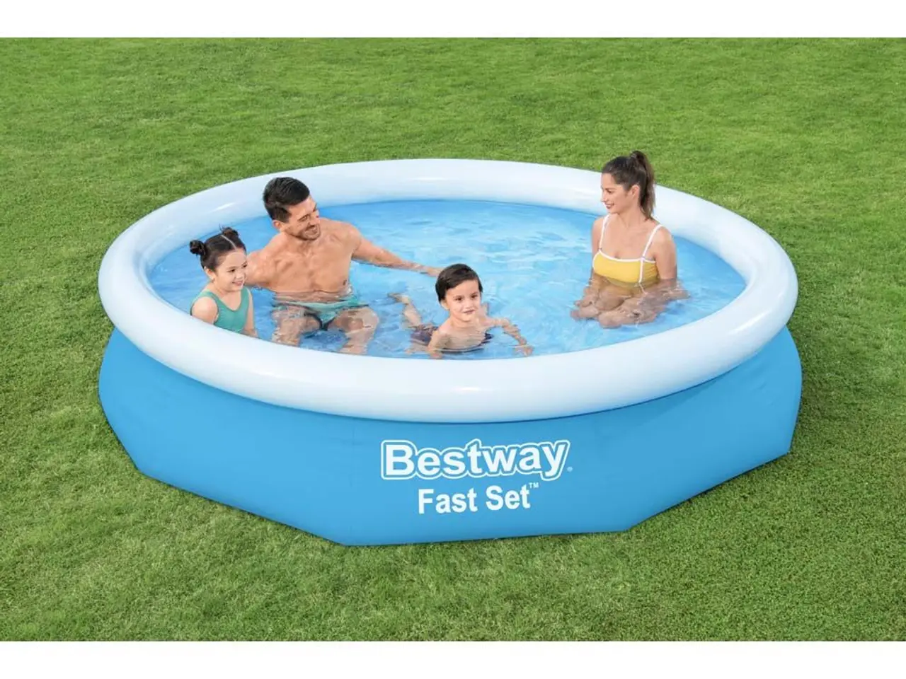 Billede 1 - Fast Set Pool 3.200L 305x66 cm Bestway Badebassin