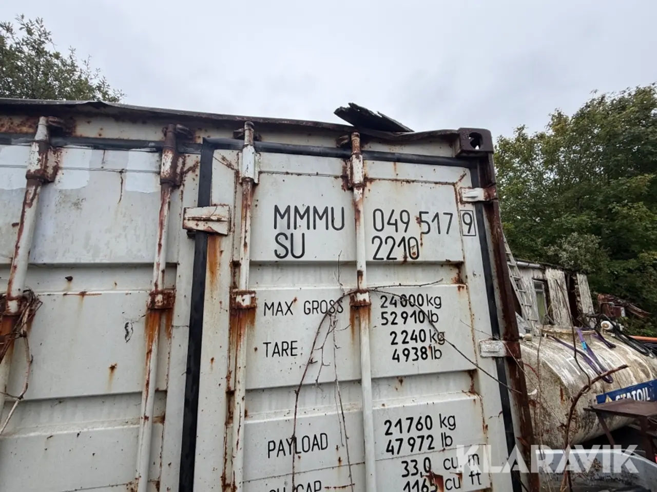 Billede 7 - 20 fods container Pernctp cccp 24000kg - med inventar