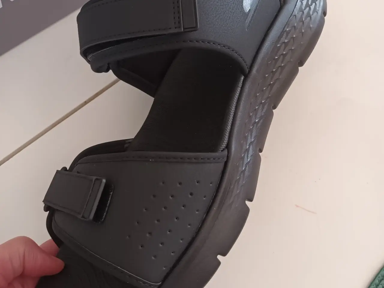 Billede 3 - Sorte Go Walk Flex Skechers Sandaler 45/11.5