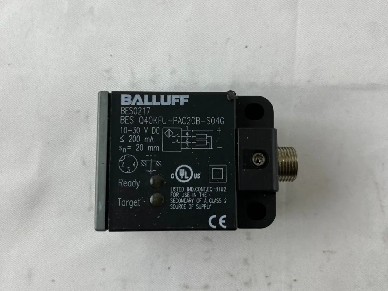 Billede 2 - Balluff BES0217 BES Q40KFU-PAC20B-S04C Sensor 20mm