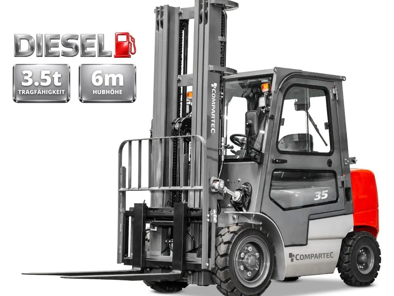 Billede 3 - Silverfox D35 Dieselgaffeltruck - 3500 kg, 6000 mm