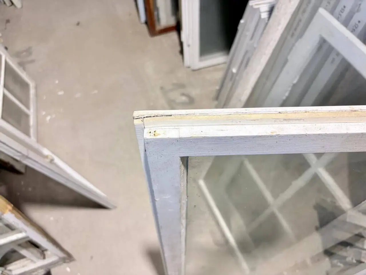 Billede 4 - Fin, original forsatsramme m. float-glas