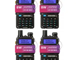 NY! 4 x BaoFeng UV-5R MK5 8W MIRKIT