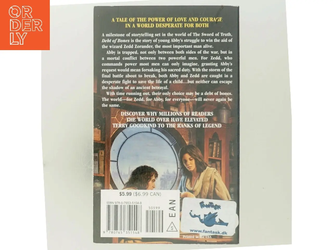 Billede 3 - Debt of bones af Terry Goodkind (Bog)
