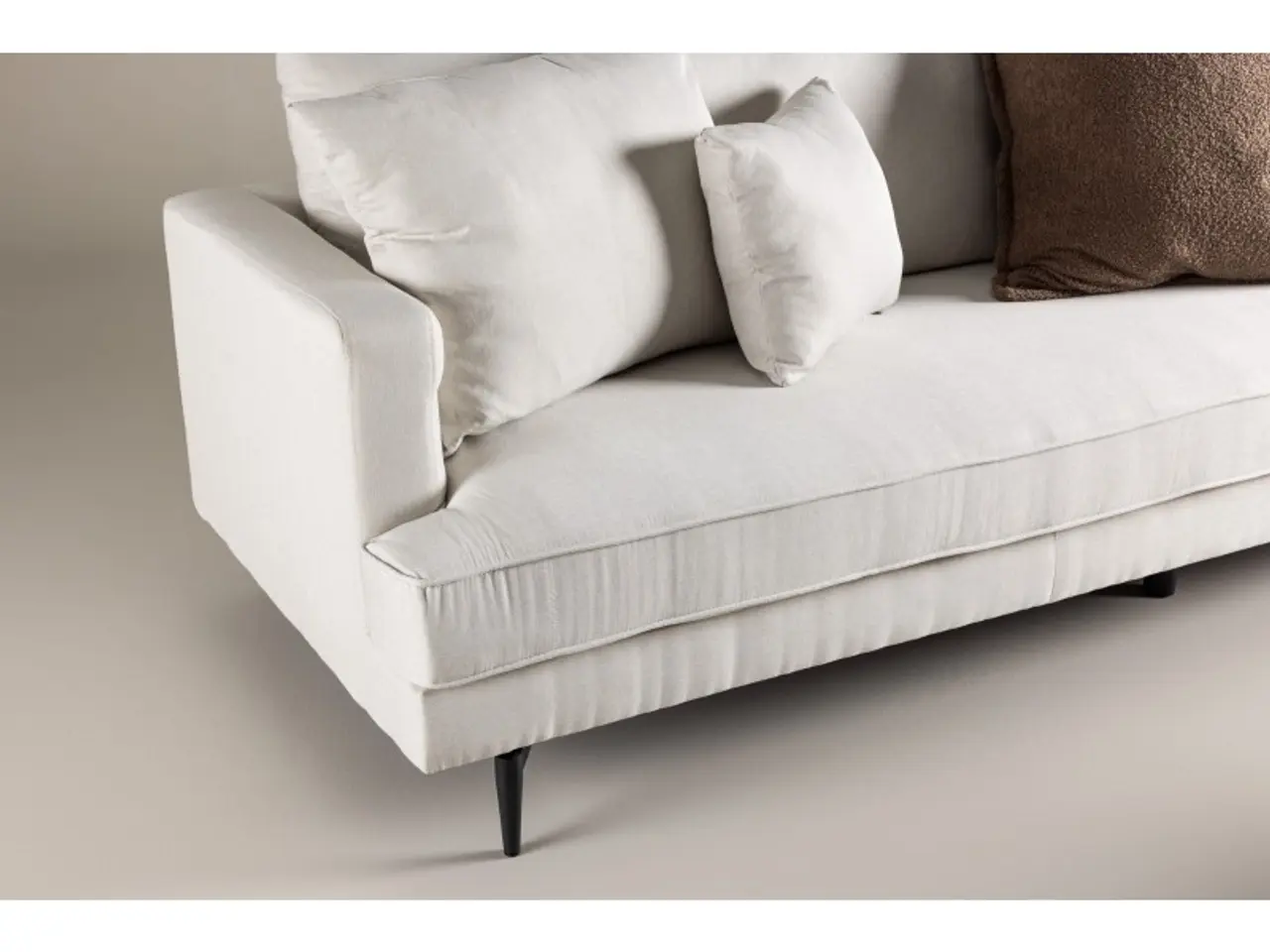 Billede 16 - Sofia 3 personers Sofa - Beige Stof