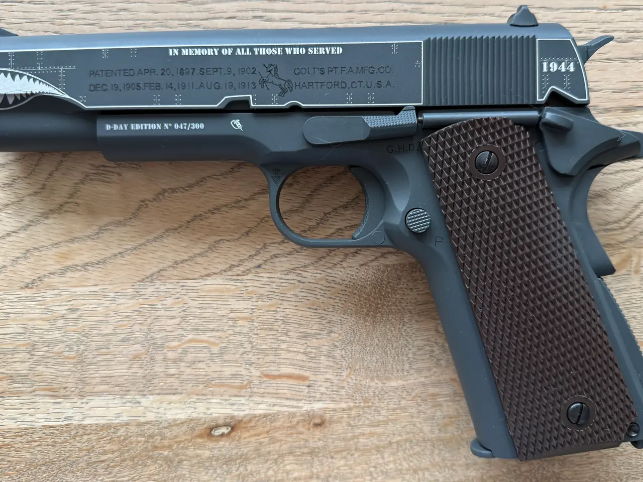 Billede 2 - Colt M1911 Co2 Blow Back D-Day edition
