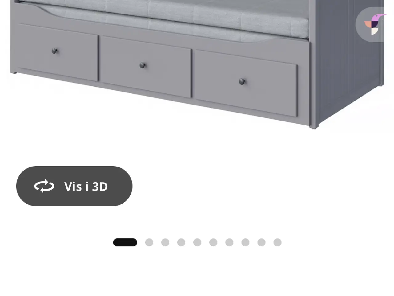 Billede 4 - IKEA HEMNES seng inkl. 2 madrasser