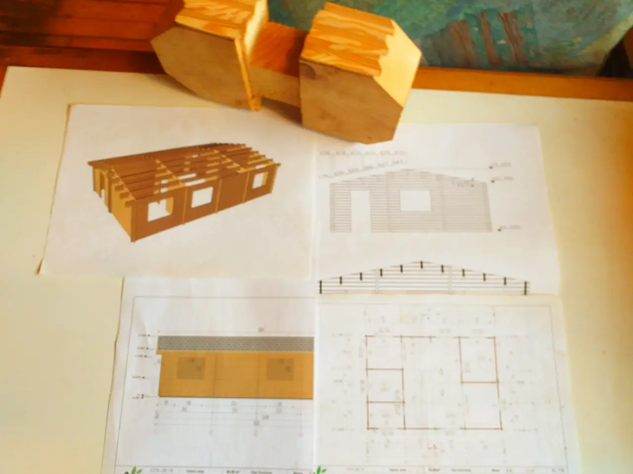 Billede 7 - Træhus Modificeret i 66 mm + ekstra planker LÆS