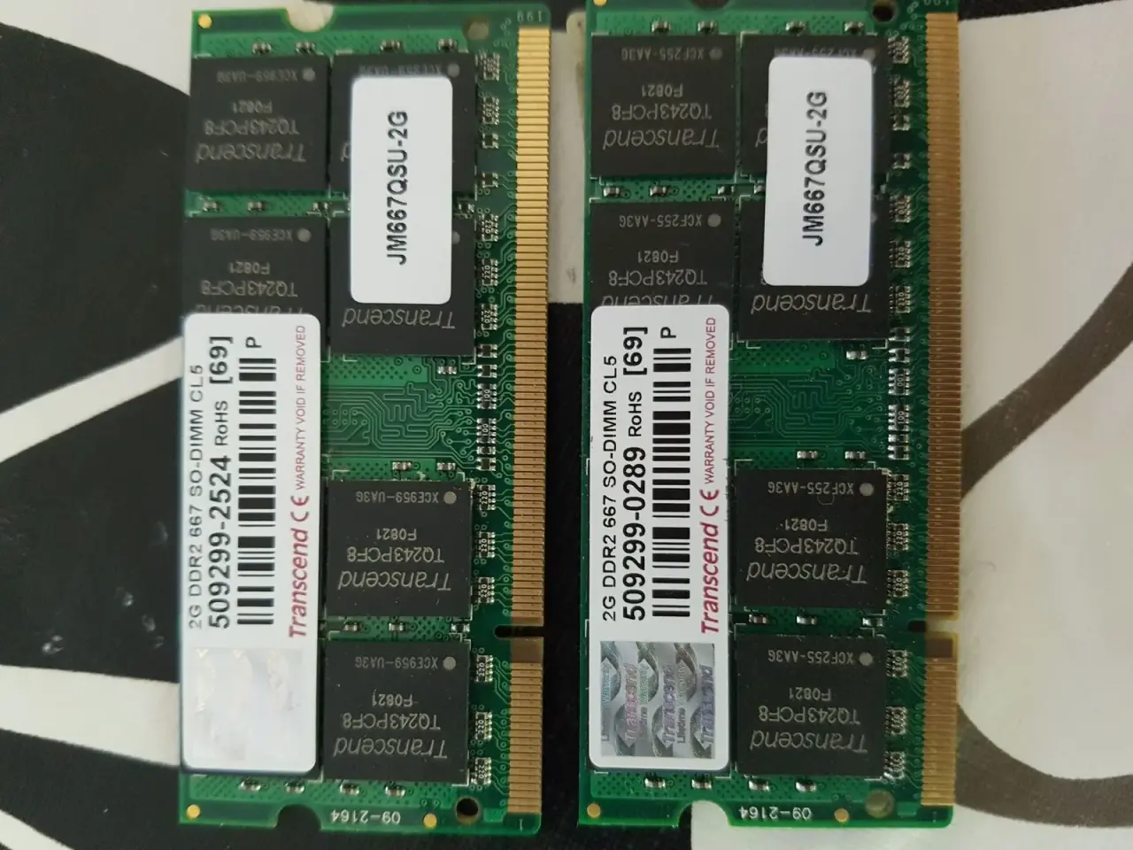 Billede 1 - Bærbar ddr 2 Ram. 667mhz 2x2gb