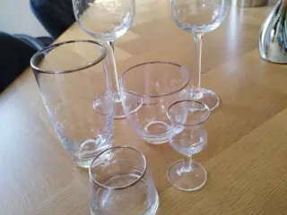 Flotte Marie Sohl Glas m. Sølvkandt