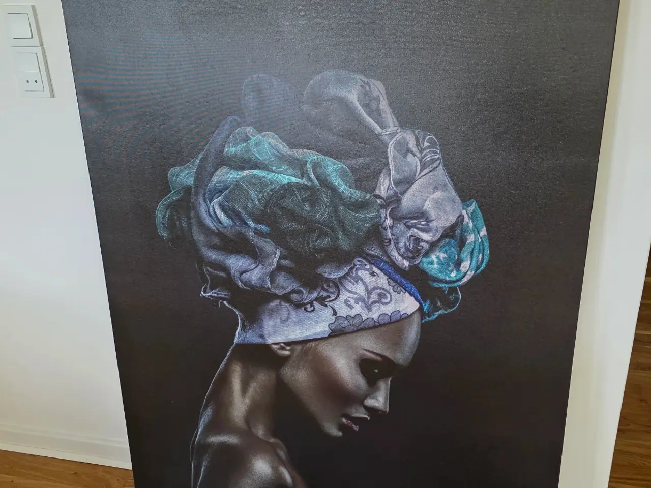 Billede 1 - Lærredstryk fra ILVA 90 x 120 cm.