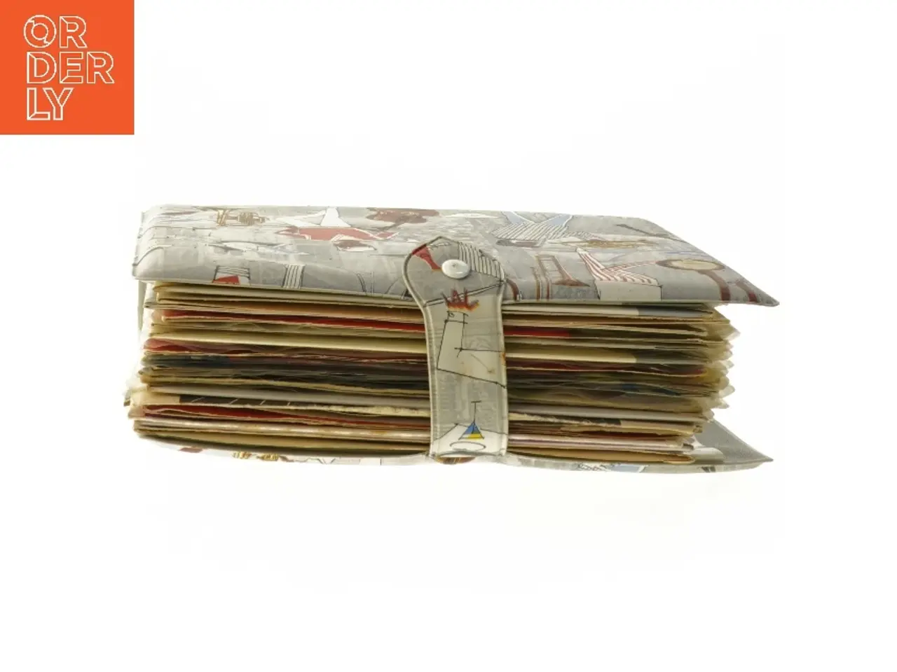 Billede 3 - Vintage vinyl opbevaringsmappe til LP singler fra Neptusan (str. 20x20x6 cm)