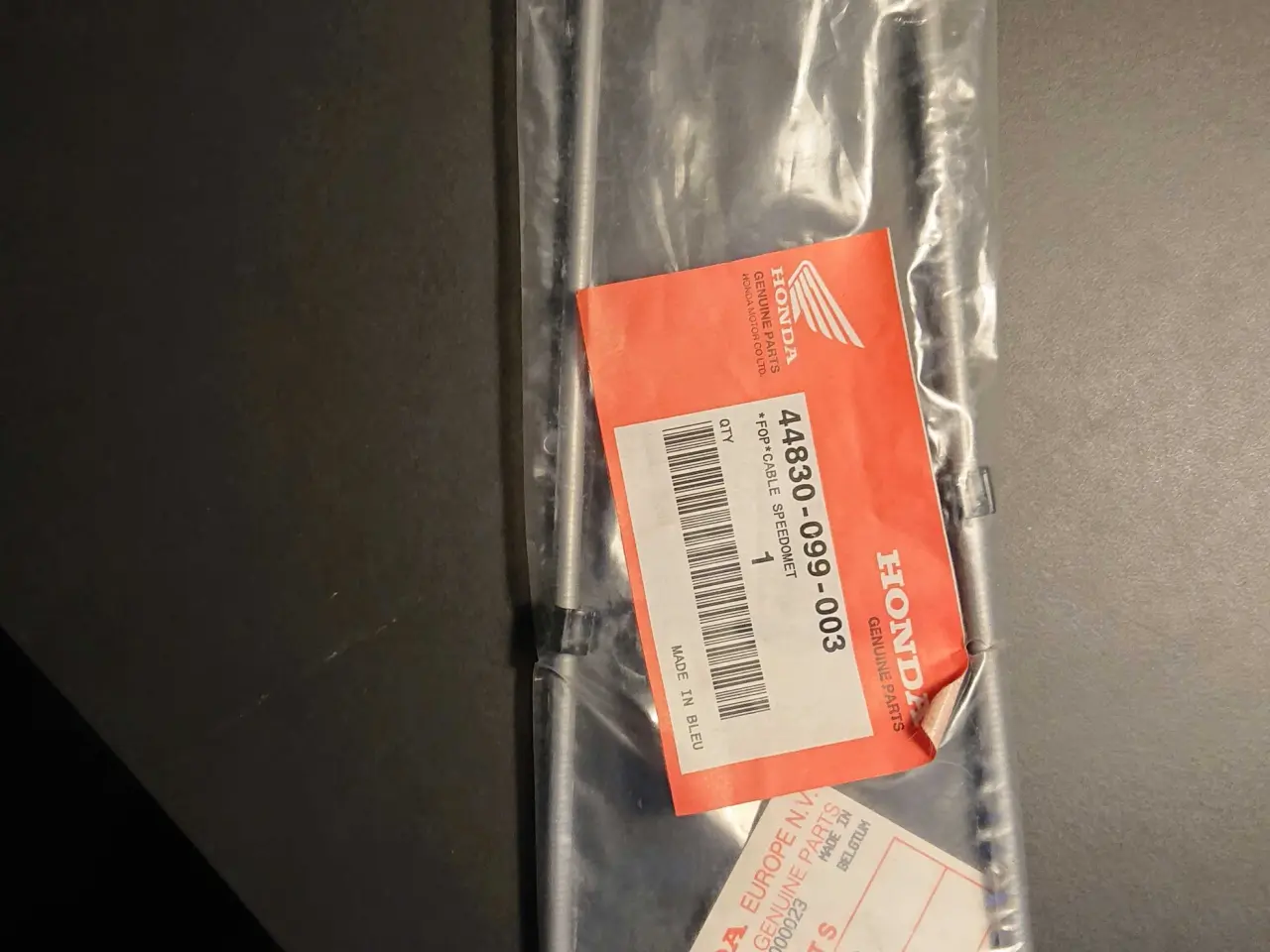 Billede 2 - Ny org, Speedometer cabel Honda Camino