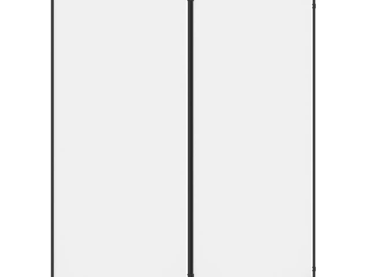 Billede 2 - Rumdeler med 2 paneler - hvid, 175 x 180 cm