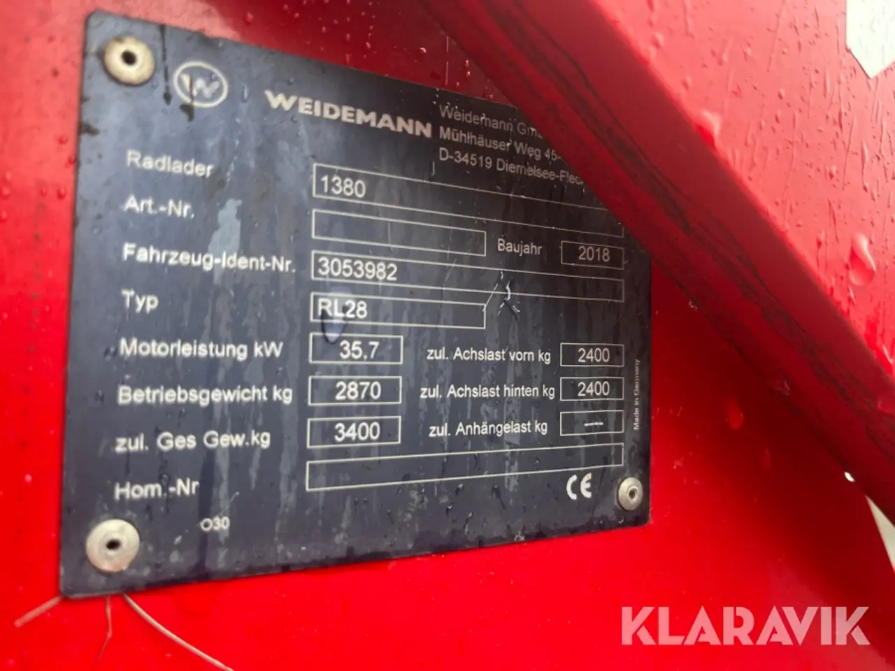 Billede 12 - Minilæsser Weidemann 1380 Classic RL28