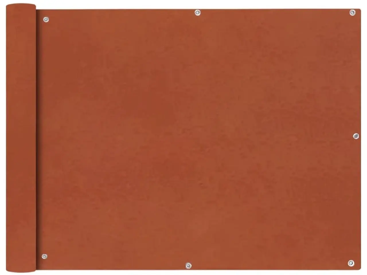 Billede 1 - Balkonafskærmning Oxfordstof 90x600 cm terracotta