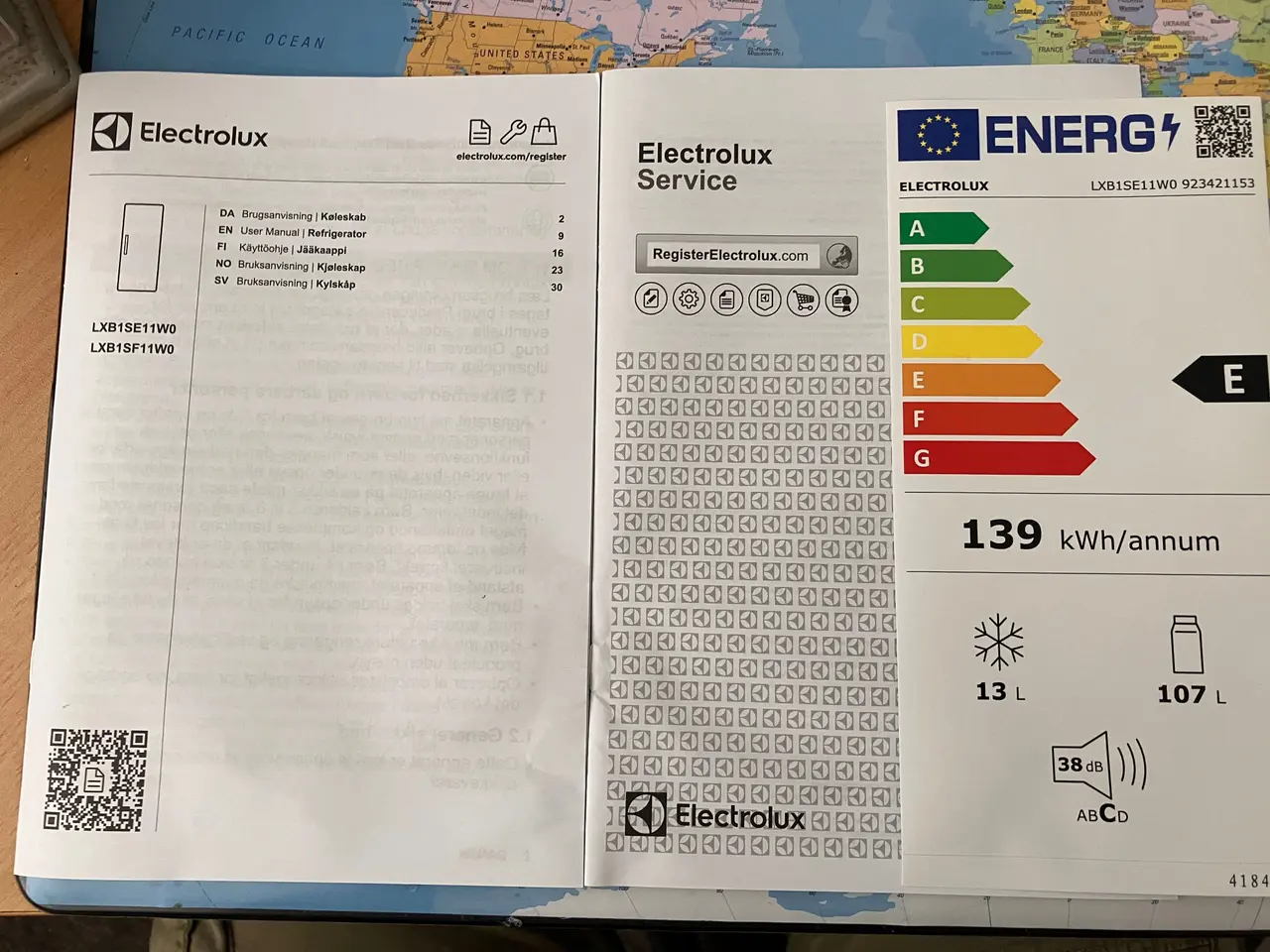 Billede 4 - Eletrolux Køleskab 107L