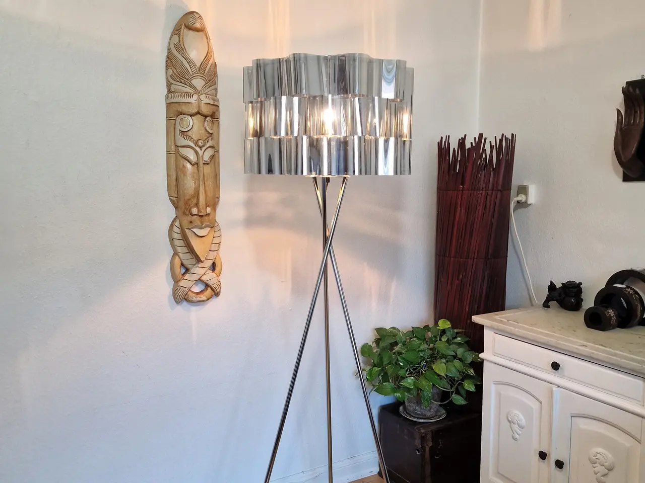 Billede 1 - Gulvlampe med "Space Age" look.