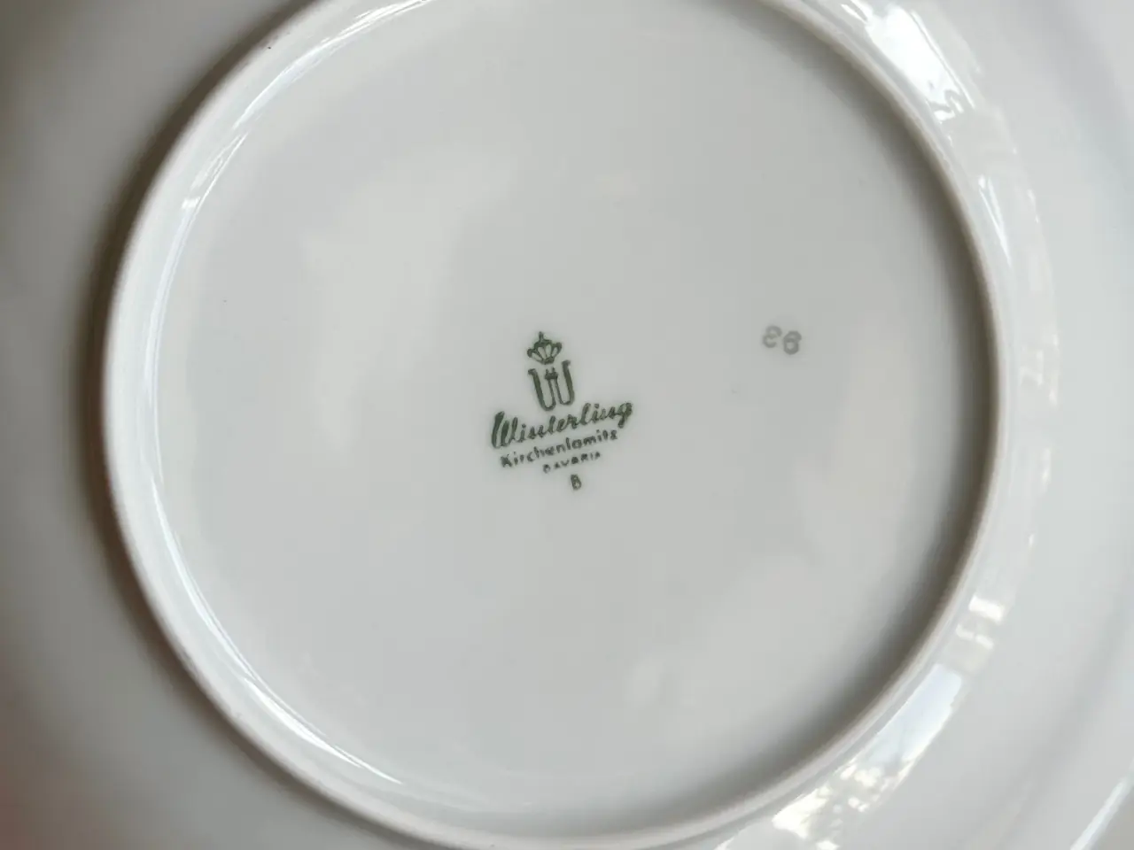 Billede 2 - Bavaria, dyb tallerken m guldkant, 2 stk samlet