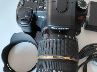 Sony A300 medfølger taske