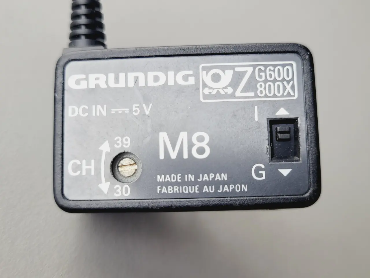 Billede 2 - ⭐️· 🔊 Vintage Grundig G600/G800X M8 RF Modulator