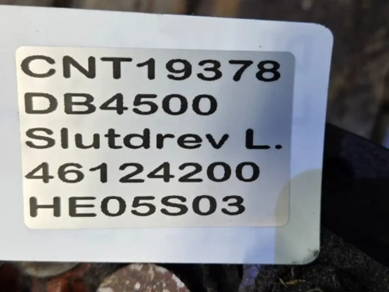 Billede 13 - Dronningborg D4500 Slutdrev L. 46124200