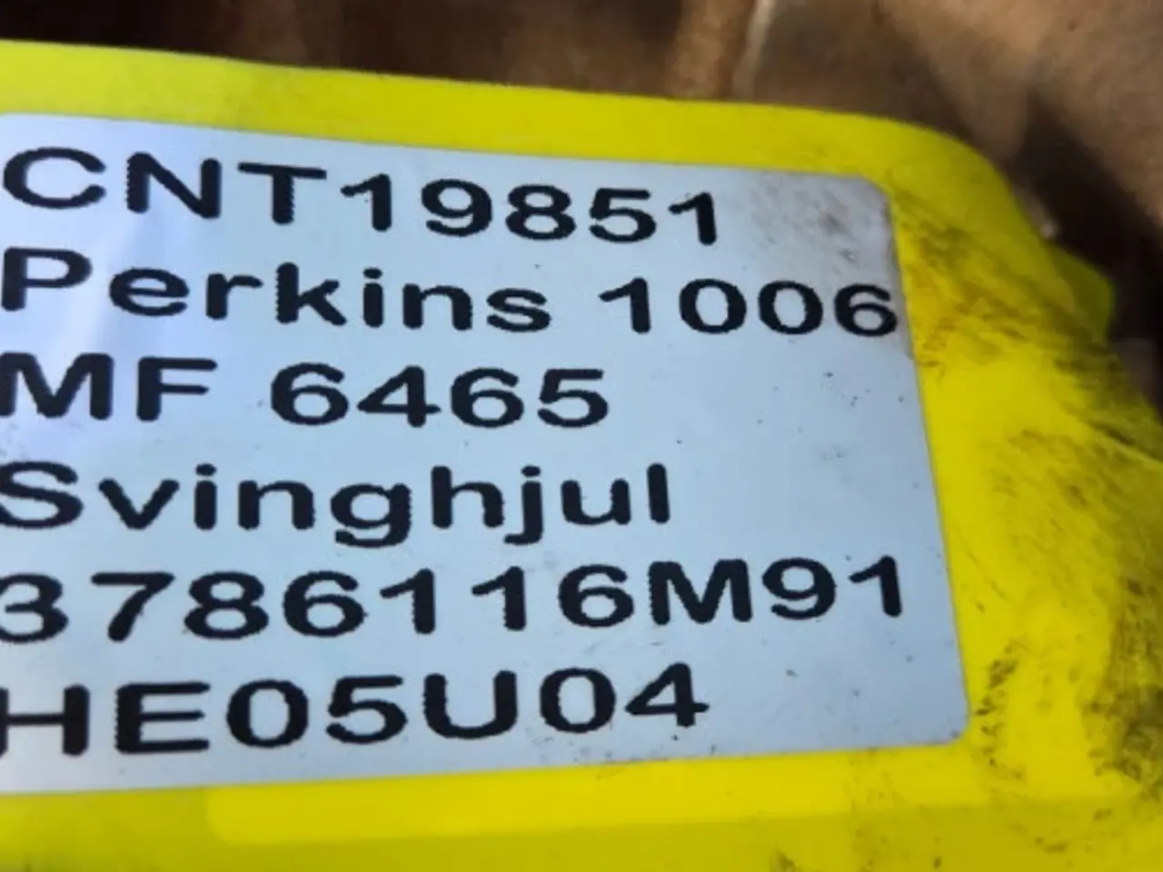 Billede 12 - Perkins 1006 Svinghjul 3786116M91