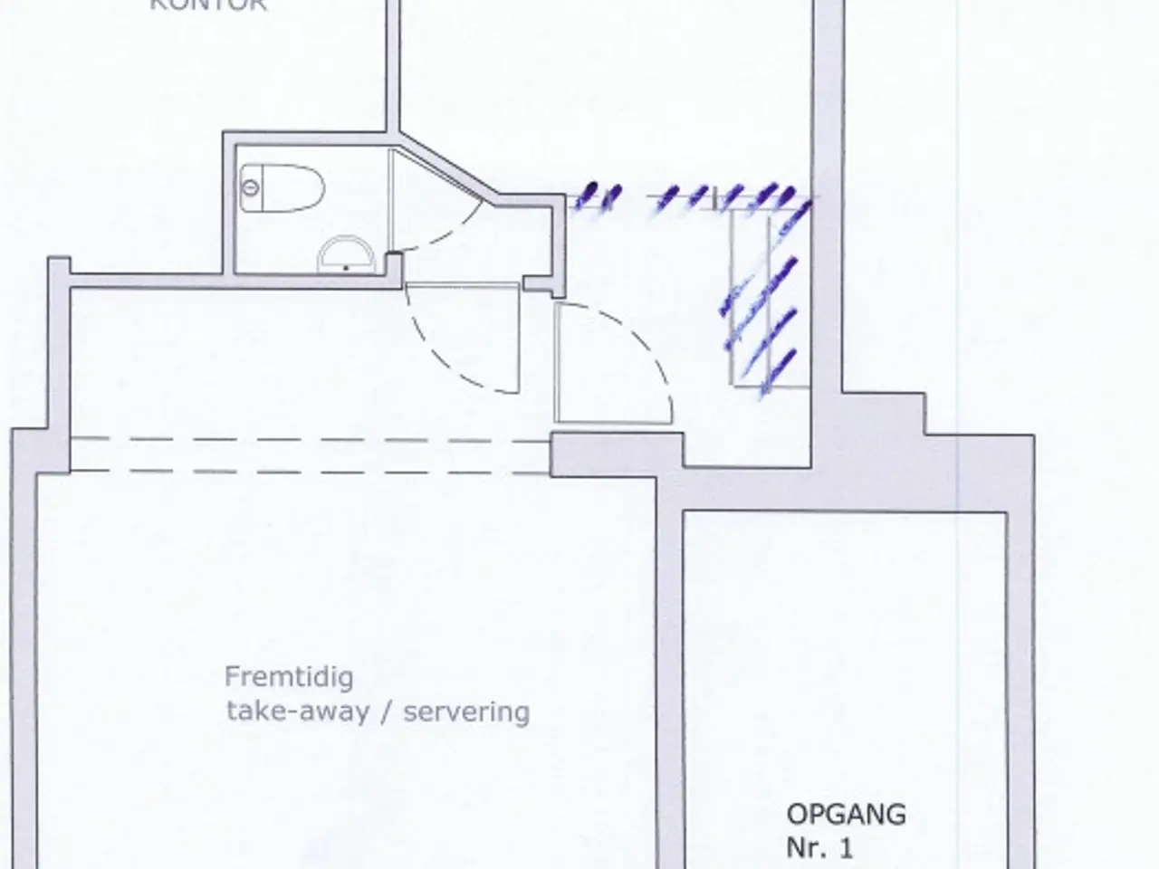 Billede 10 - Restaurant/Café/Take Away på butikstorv.