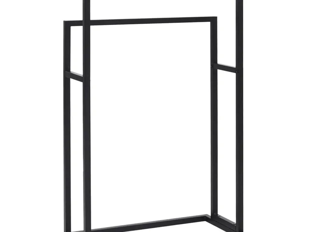 Billede 5 - Fritstående håndklædeholder 48x24x78,5 cm jern sort