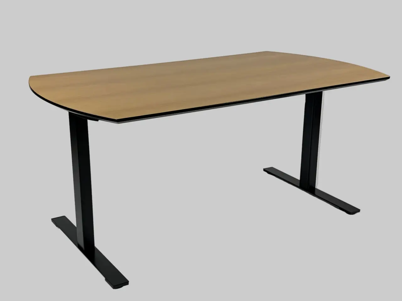 Billede 1 - Dencon Delta Bord – Natur/Sort Stel 160x80x74cm