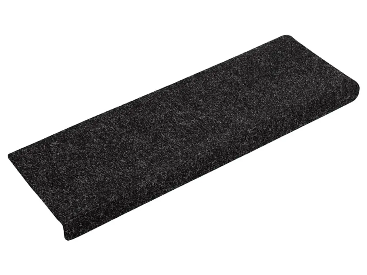 Billede 3 - Trappemåtter selvklæbende 15 stk. 65x21x4 cm sorte rektangulære kant