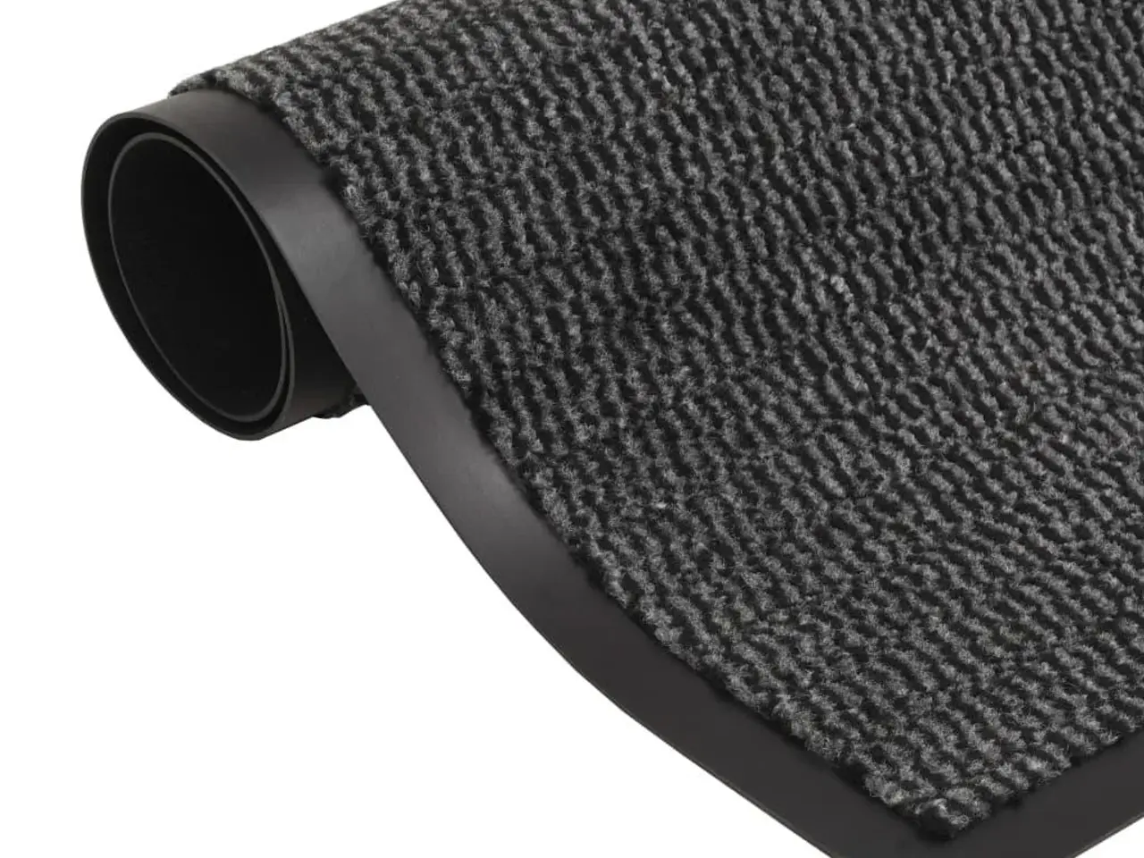 Billede 1 - Måtte med støvkontrol rektangulær tuftet 80 x 120 cm antracitgrå
