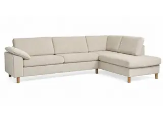 Maria Hjørnesofa Beige - Højrevendt
