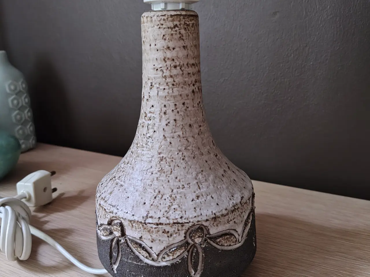 Billede 2 - Flot Løvemose bordlampe