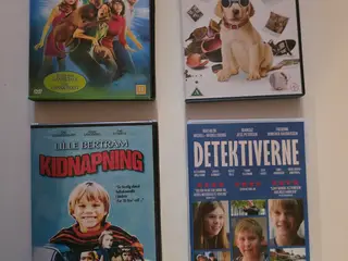 Forskellige Børnefilm 9 DVD´er i alt.