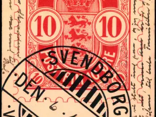 Svendborg - Venlig Hilsen 1907 - u/n - Brugt