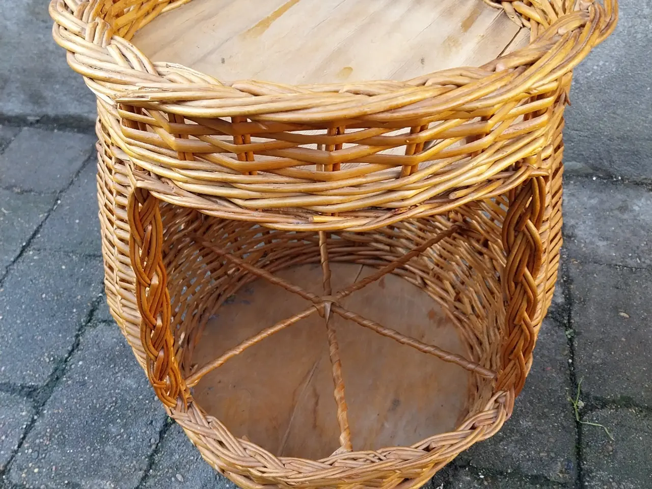 Billede 1 - Flettet opsats 46 x 35 cm 