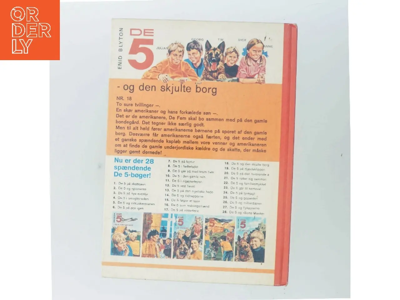 Billede 3 - De 5 og den skjulte borg af Enid Blyton (Bog)