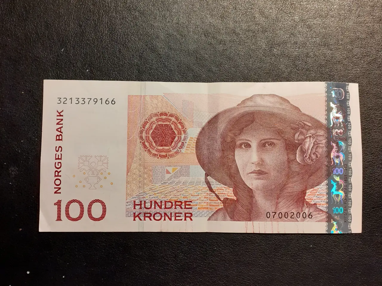 Billede 1 - Norsk 100 krone seddel