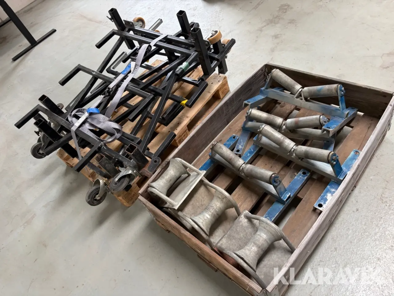 Billede 3 - Ruller og transportvogne - 2 paller