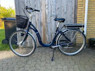 El-cykel: Yosemite shopping. Batteri under et år