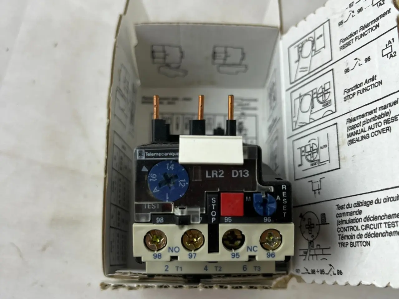 Billede 5 - Telemecanique LR2D1307 Thermal Overload relæ Class