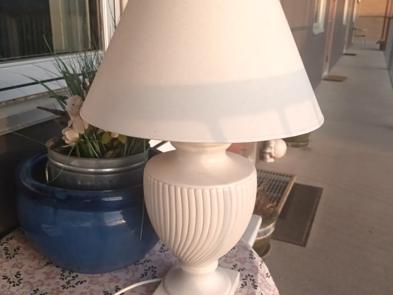 Billede 1 - STOR FLOT BORDLAMPE 62 CM