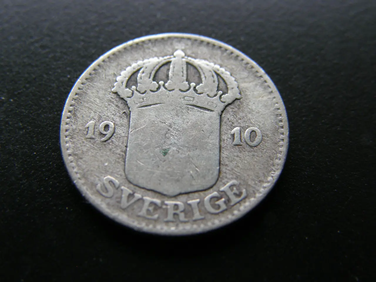 Billede 1 - Sverige 25 Öre 1910 W KM#785 Lille Kors.