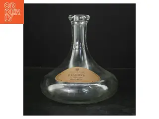 Genbrugt glas flaske (str. 17 cm)