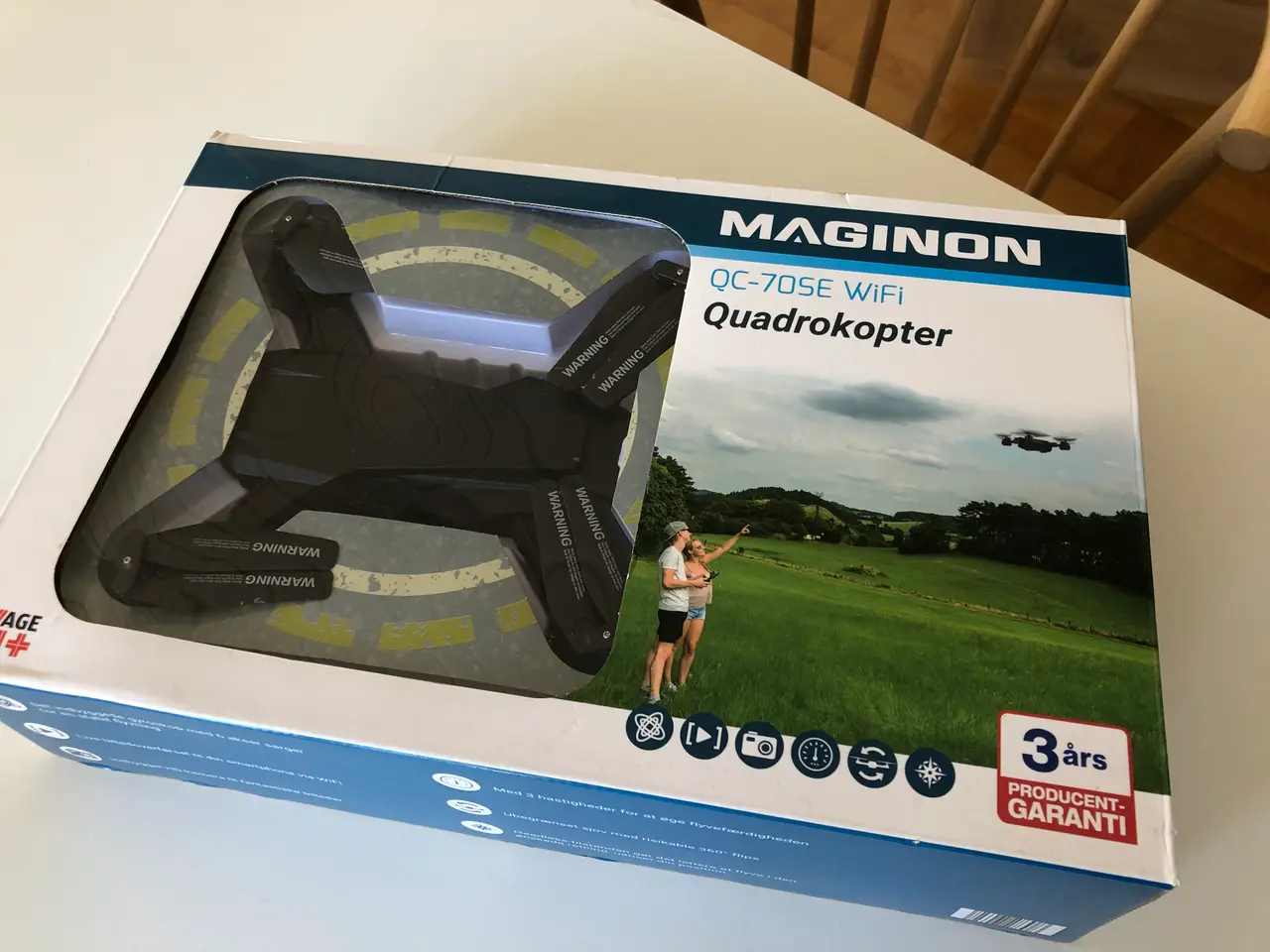 Billede 1 - Maginon QC-70SE WiFi quadrokopter drone med HD kam