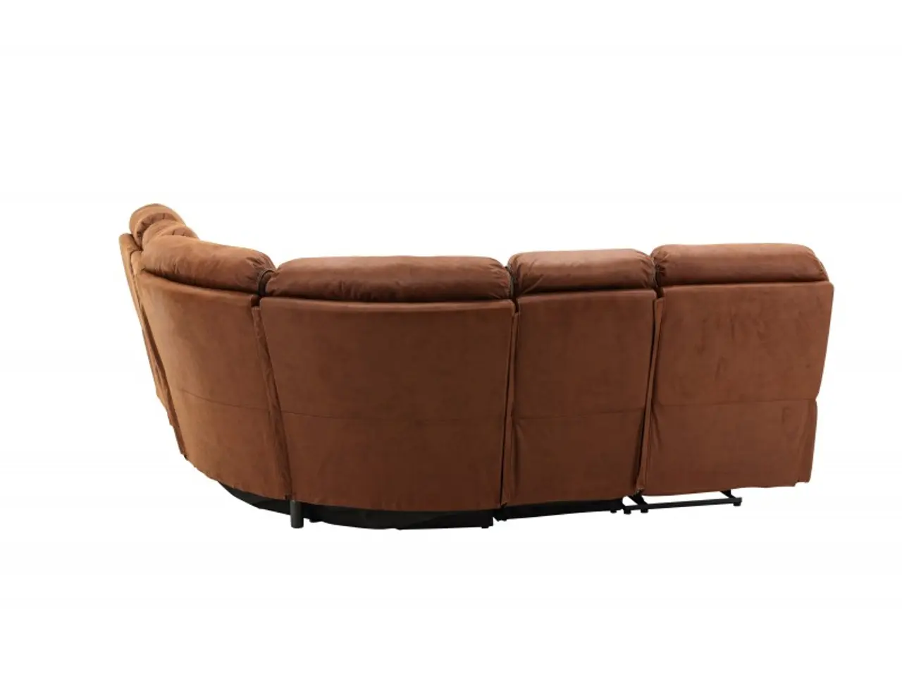 Billede 11 - Christopher Recliner hjørnesofa - Cognac - Ruskindsblød mikrofiber