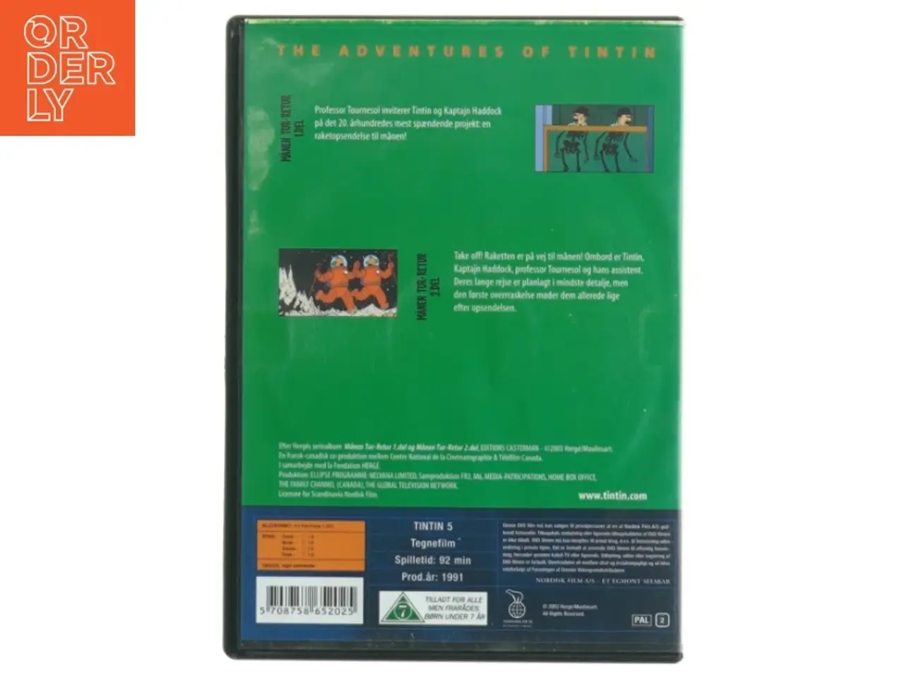 Billede 4 - Tintin - Månen Tur-Retur DVD