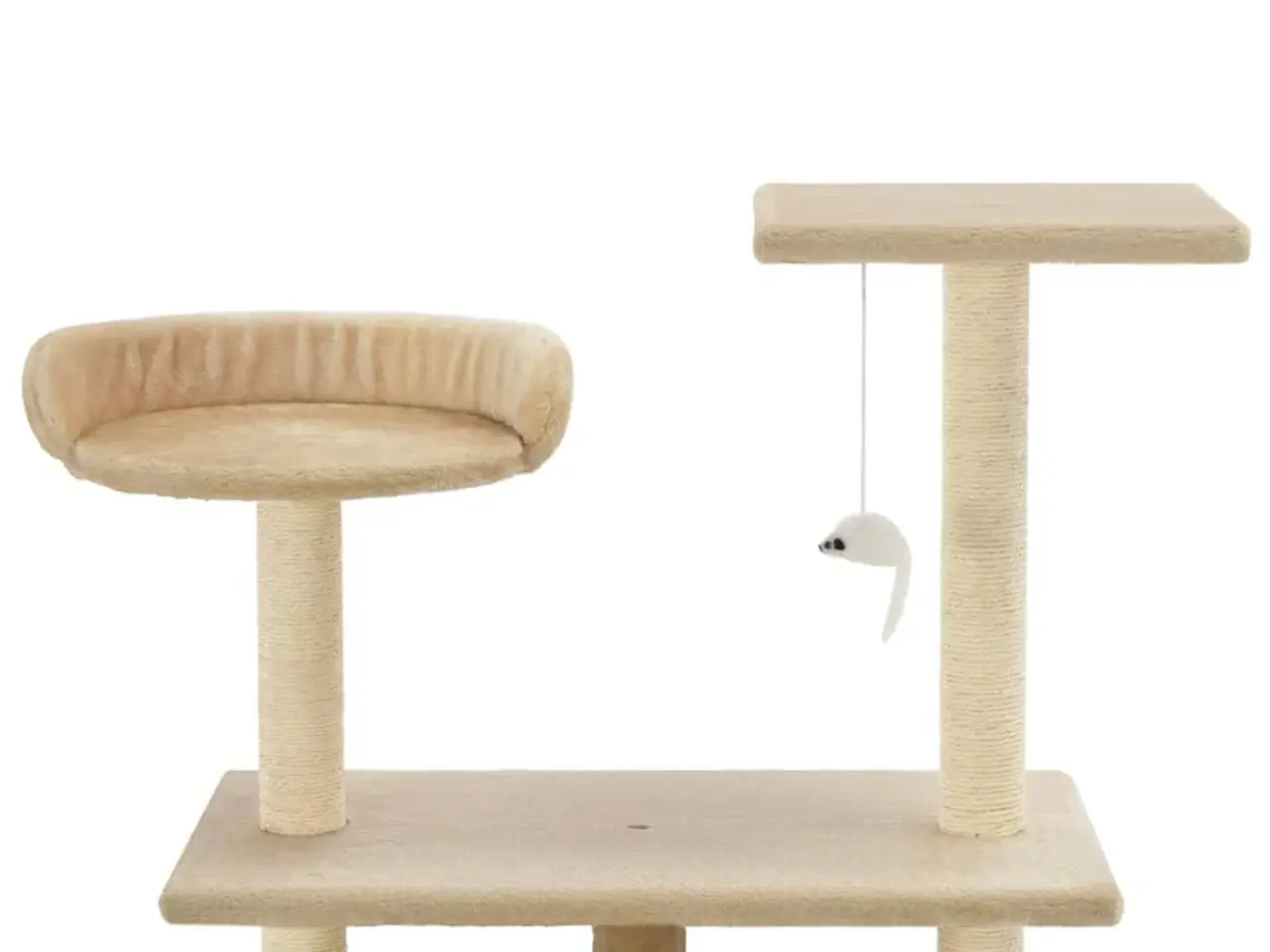 Billede 4 - Kradsetræ med sisalkradsestolper 95 cm - beige