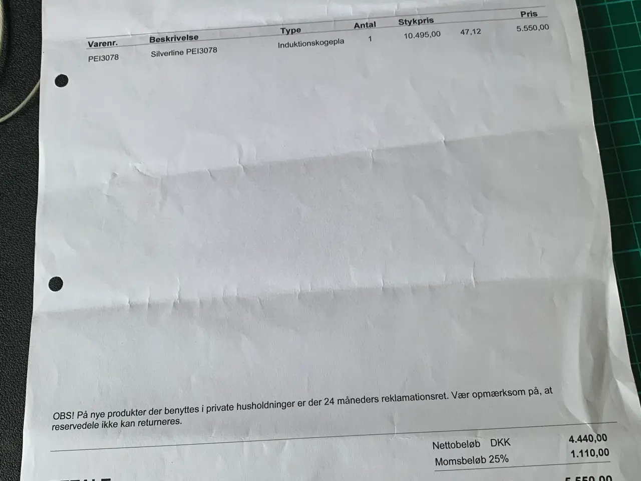 Billede 3 - Silverline Induktions kogeplade